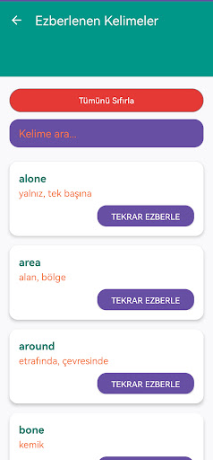 3000 İngilizce Kelime ekran görüntüsü