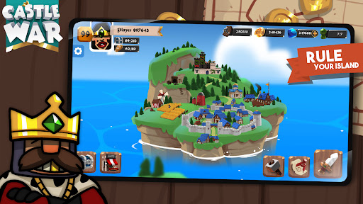 Castle War: Idle Island ekran görüntüsü