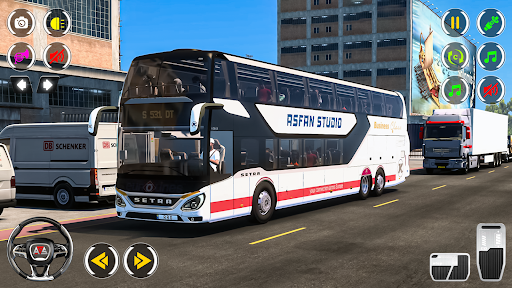 Real Driving Bus 3D Game ekran görüntüsü