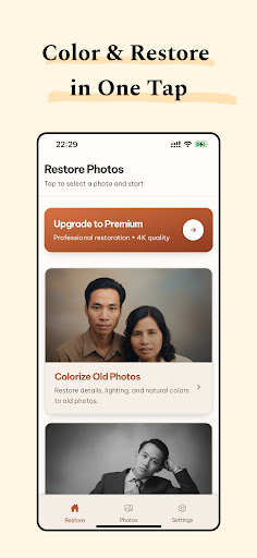 Memori: AI Photo Restoration ekran görüntüsü