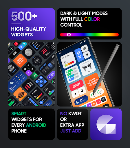 Galaxy Widgets: One UI ekran görüntüsü