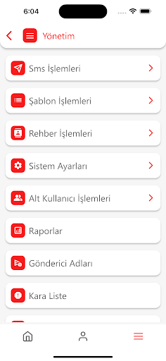 TopluSMS Başlıklı SMS Sistemi ekran görüntüsü