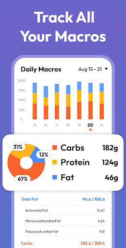 HealthPal: My Calorie Counter ekran görüntüsü