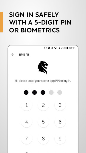 RMB Private Bank App ekran görüntüsü