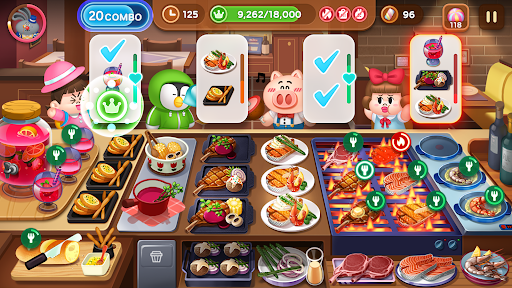 LINE CHEF A cute cooking game! ekran görüntüsü