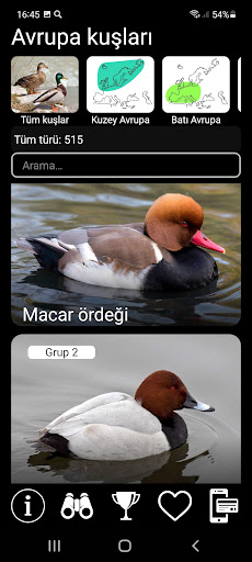 Avrupa Kuşları Alan Rehberi ekran görüntüsü