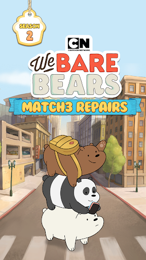 We Bare Bears: Match3 Repairs ekran görüntüsü