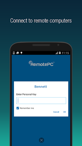 RemotePC Viewer ekran görüntüsü