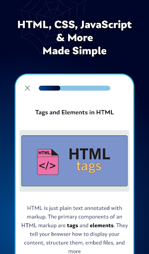 Learn HTML & Web Development ekran görüntüsü