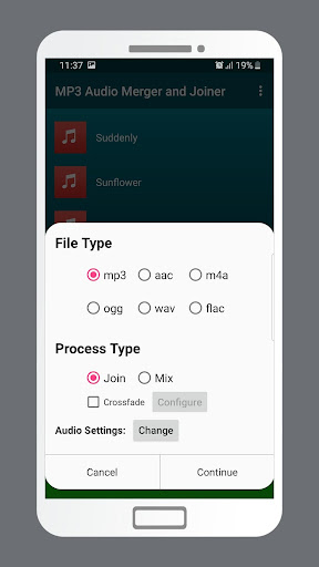 MP3 Audio Merger and Joiner ekran görüntüsü