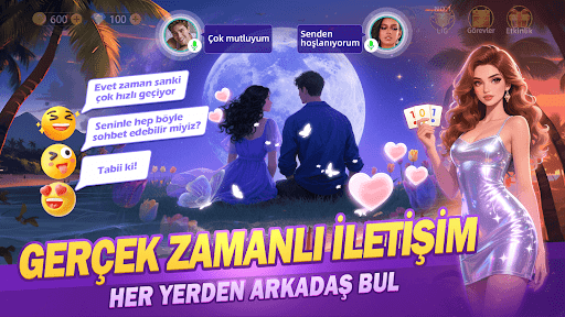 Okey Sohbet: 101 & Batak ekran görüntüsü