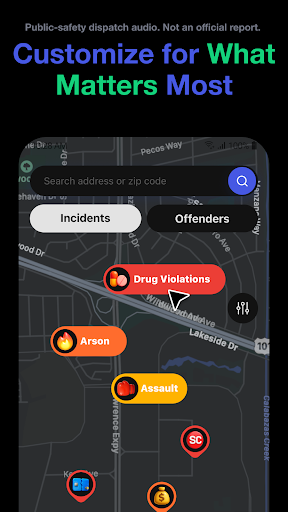 CrimeRadar: Dispatch Alerts ekran görüntüsü