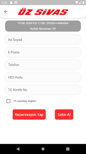 Öz Sivas Kızılırmak Turizm ekran görüntüsü