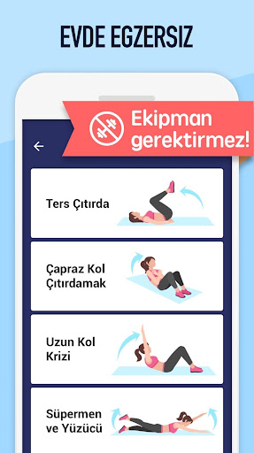 Karın Kası Egzersizi ekran görüntüsü