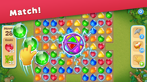 Gem Valley - Match 3 & Restore ekran görüntüsü