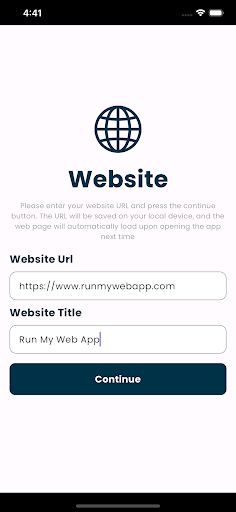 Run My WebApp ekran görüntüsü