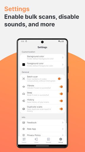 QR Code Maker & QR Scanner ekran görüntüsü