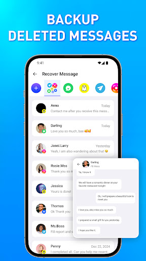 File Recovery, Restore Message ekran görüntüsü