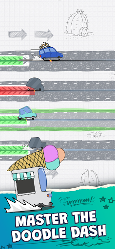 Crazy Racing: Doodle Dash ekran görüntüsü