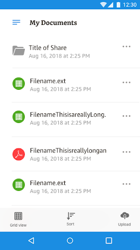 Amazon WorkDocs ekran görüntüsü