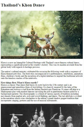 How to Khon Dance ekran görüntüsü
