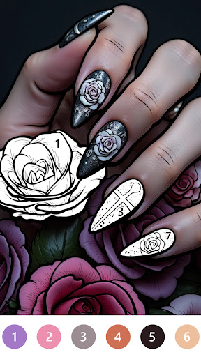 Macabre Color Paint By Number ekran görüntüsü