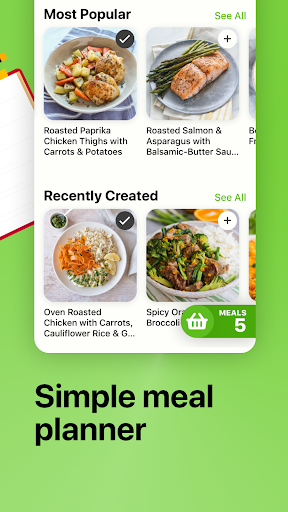 Mealime Meal Plans & Recipes ekran görüntüsü