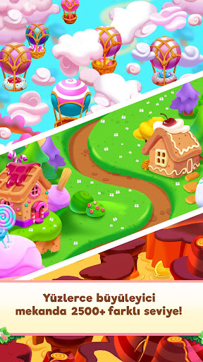 Candy Riddles: üst üste üç ekran görüntüsü