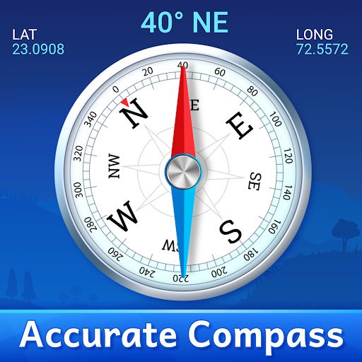 Digital Compass: Map & GPS ekran görüntüsü