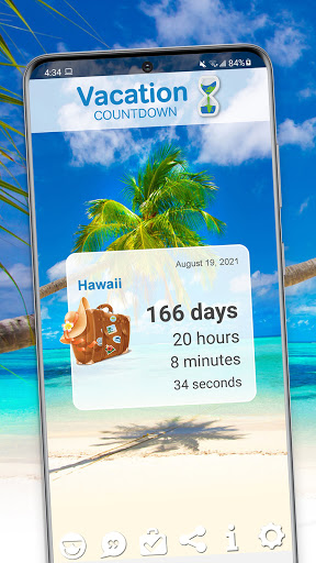 Vacation Countdown App ekran görüntüsü