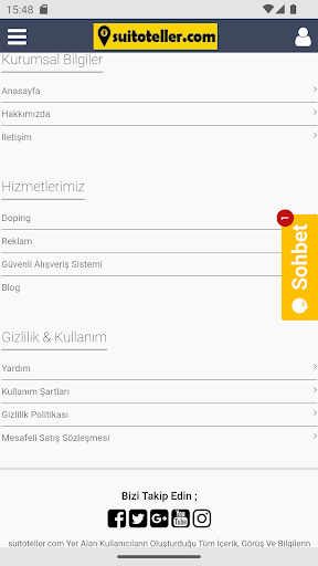 Suit Otel ekran görüntüsü