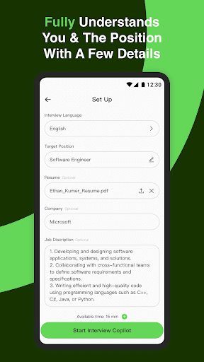 JobJump: AI Interview Sidekick ekran görüntüsü