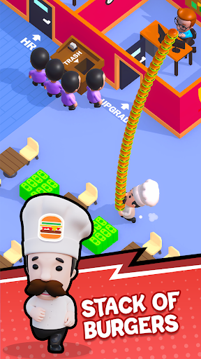 Burger Shop game - My cafe 3d ekran görüntüsü