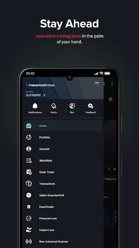 IBKR Mobile ekran görüntüsü