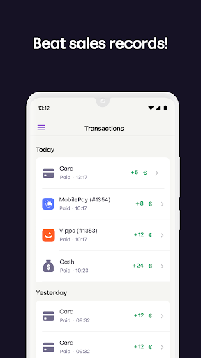 Mobile Point-of-sale ekran görüntüsü