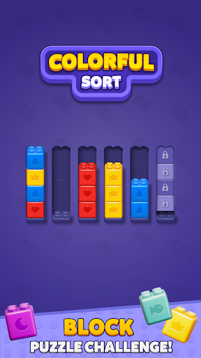 Colorful Sort - Block Puzzle ekran görüntüsü