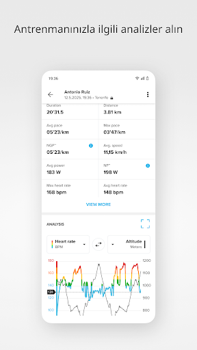 Suunto ekran görüntüsü