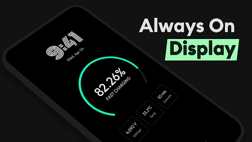 AmpereFlow: Battery Speed, AOD ekran görüntüsü