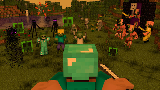 Zombi Kıyameti Minecraft PE ekran görüntüsü