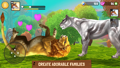 Animal Kingdoms: Wolf Sim MMO ekran görüntüsü