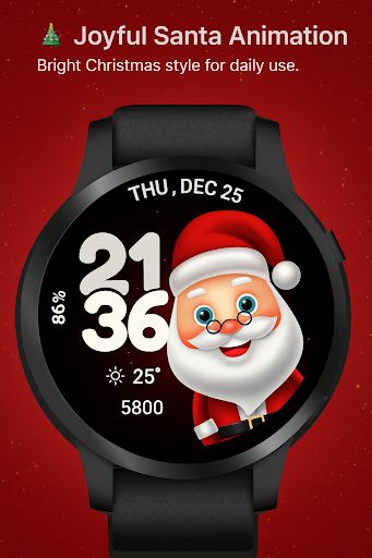 Xmas WatchFace Wear OS ekran görüntüsü