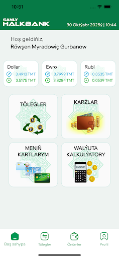 Sanly Halkbank ekran görüntüsü