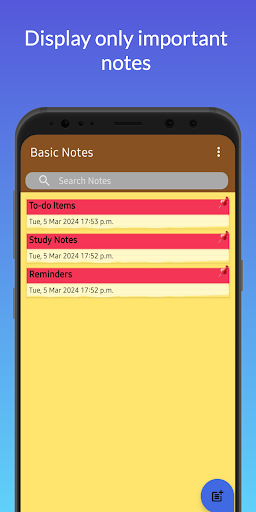 Basic Notes ekran görüntüsü