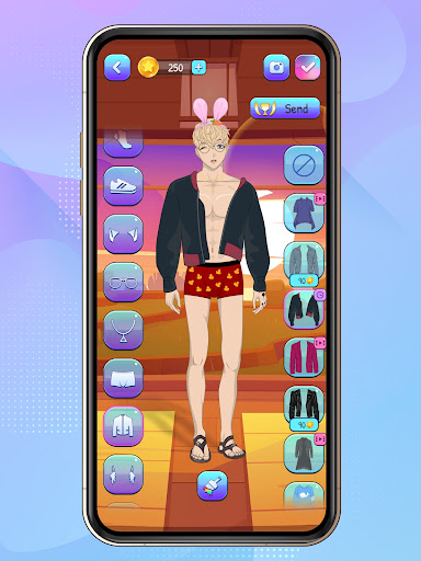 Anime Boys Dress Up Games ekran görüntüsü