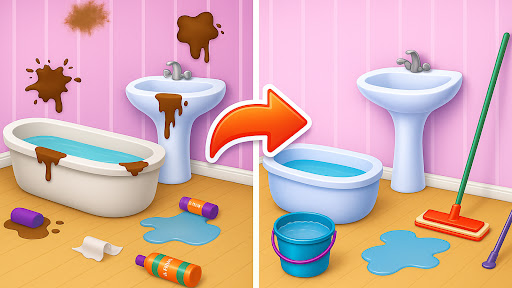 Christmas House Cleaning Game ekran görüntüsü