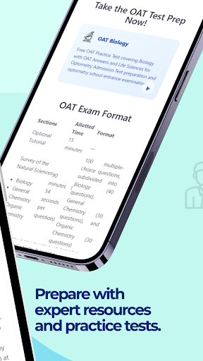 OAT Practice Test ekran görüntüsü