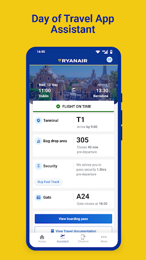 Ryanair ekran görüntüsü