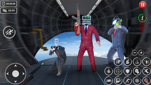 Toilet Games-3D Toilet Monster ekran görüntüsü