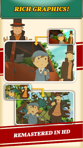 Layton: Curious Village in HD ekran görüntüsü