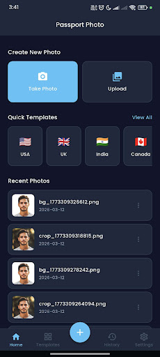 Passport Size Ai Photo Maker ekran görüntüsü